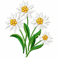 Flowers And Tree Embroidery Design 6 Flowers And Tree Embroidery Design 6